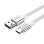 Кабель Ugreen US288 USB - USB-C, 1.5м, White (60132)