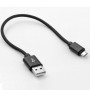 Кабель Dengos USB-microUSB 0.25м Black (NTK-M-SHRT-BLACK) (24015-03)