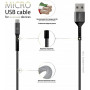 Кабель Intaleo CB0 USB-microUSB 1.2м Black/Grey (1283126495649) (24895-03)