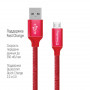 Кабель ColorWay USB-MicroUSB, 2.4А, 2м Red (CW-CBUM009-RD)