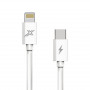Кабель Grand-X USB-C-Lightning, Power Delivery, 20W, 1м, White (CL-07)