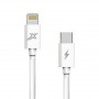 Кабель Grand-X USB-C-Lightning, Power Delivery, 20W, 1м, White (CL-07) (25115-03)