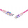 Кабель REAL-EL Rainbow USB-C-Lightning, 1м (4743304104710)