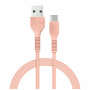Кабель ACCLAB AL-CBCOLOR-T1PH USB-USB Type-C 1.2м Peach (1283126518263) (29596-03)