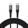 Кабель Choetech USB-C - Lightning, 1.2м (IP0039-BK) (32666-03)