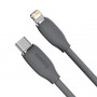 Кабель Baseus Jelly Liquid Silica Gel USB Type-C-Lightning, 20W, 1.2м Black (CAGD020001) (33576-03)