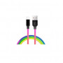 Кабель ColorWay USB-USB Type-C, 2.4А, 1м, Multicolor (CW-CBUC018-MC) (23466-03)