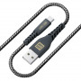 Кабель Luxe Cube Kevlar USB-microUSB, 1.2м, чорний (8886668686242) (24766-03)