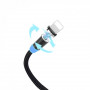 Кабель SkyDolphin S59L Magnetic USB - Lightning 1м, Black (USB-000440) (26757-03)