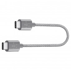 Кабель Belkin Mixit Metallic USB-C - USB-C, 0.15 м Grey (F2CU041bt06INGY)