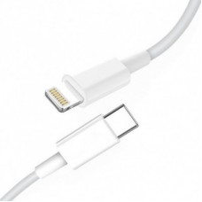 Кабель SkyDolphin S12L Frost Line Lightning - USB-C 1м, White (USB-000576)