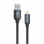 Кабель ColorWay USB-Lihgtning, 1м Black (CW-CBUL004-BK) (21997-03)