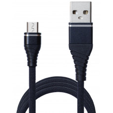 Кабель Grand-X USB-microUSB, Cu, 2.1A, 1.2м Black (NM012BK)