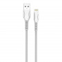 Кабель ColorWay USB-Lightning (line-drawing), 2.4А, 1м, White (CW-CBUL027-WH) (23667-03)