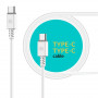 Кабель Piko CB-TT11 USB Type-C-USB Type-C 1.2м White (1283126504020) (24377-03)