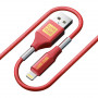 Кабель Luxe Cube Armored USB-Lightning, 1м, червоний (8886668686099) (24777-03)