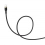 Кабель ColorWay USB-USB Type-C, spiral, 2.4А, 1м, Black (CW-CBUC051-BK) (26478-03)