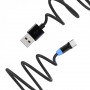 Кабель SkyDolphin S59KIT Magnetic USB - Lightning + microUSB + Type-C 1м, Black (USB-000547) (26758-03)