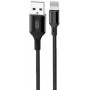 Кабель XO NB143 USB-Lightning 2.1A 2м Black (XO-NB143i2-BK) (34078-03)