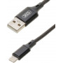 Кабель XO NB143 USB-Lightning 2.1A 2м Black (XO-NB143i2-BK) (34078-03)