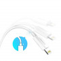 Кабель Ugreen US155 USB - Lightning, 2м, White (20730) (34108-03)