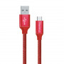 Кабель ColorWay USB-USB-C, 2.4А, 2м Red (CW-CBUC008-RD) (23158-03)