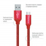 Кабель ColorWay USB-USB Type-C, 1м Red (CW-CBUC003-RD) (21998-03)