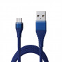 Кабель Grand-X USB-microUSB, Cu, 2.1A, 1.2м Blue (NM012BL) (22148-03)
