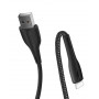 Кабель ColorWay USB-Lightning, 2.4А, 1м, PVC + Led, Black (CW-CBUL034-BK)