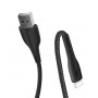 Кабель ColorWay USB-Lightning, 2.4А, 1м, PVC + Led, Black (CW-CBUL034-BK) (24138-03)