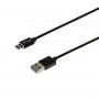 Кабель Grand-X USB-Lightning, магнітний, 1м, Black (MG-01L) (23838-03)