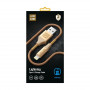 Кабель Luxe Cube Armored USB-Lightning, 1м, золотий (8886668670012) (24778-03)