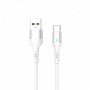 Кабель SkyDolphin S06T LED Smart Power USB - Type-C 1м, White (USB-000556) (26709-03)