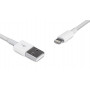 Кабель REAL-EL USB-Lightning 1m, White (4743304104666) (25469-03)