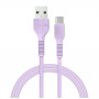 Кабель ACCLAB AL-CBCOLOR-T1PP USB-USB Type-C 1.2м Purple (1283126518270) (29609-03)