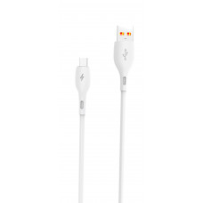 Кабель SkyDolphin S22V Soft Silicone USB - microUSB 1м, White (USB-000605)