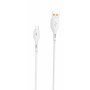 Кабель SkyDolphin S22V Soft Silicone USB - microUSB 1м, White (USB-000605) (29329-03)