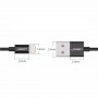 Кабель Ugreen US155 USB - Lightning, 2м, Black (80823) (34109-03)