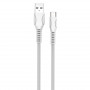 Кабель ColorWay USB-microUSB (line-drawing), 2.4А, 1м, White (CW-CBUM028-WH) (23669-03)