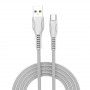 Кабель ColorWay USB-microUSB (line-drawing), 2.4А, 1м, White (CW-CBUM028-WH) (23669-03)