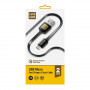 Кабель Luxe Cube Flat USB-microUSB, 1м, чорний (2231252966013) (24799-03)