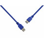 Кабель ProLogix (PR-USB-P-11-30-18m) USB 3.0 AM/AF, синій, 1.8 м