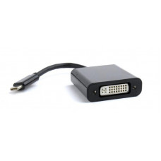 Адаптер Cablexpert (A-CM-DVIF-01) USB3.1 Type C - DVI, 0.15 м, чорний