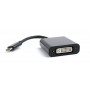 Адаптер Cablexpert (A-CM-DVIF-01) USB3.1 Type C - DVI, 0.15 м, чорний (21565-03)