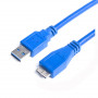 Кабель ProLogix (PR-USB-P-12-30-3m) USB 3.0 AM/MicroBM, синій, 3м (27496-03)