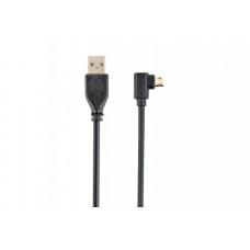 Кабель Cablexpert (CC-USB2-AMmDM90-6) USB2.0 A - USB В, 1.8 м, преміум, чорний