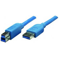 Кабель ATcom USB 3.0 AM/BM 1.8 м blue