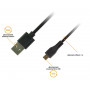 Кабель Piko (1283126474101) USB2.0 AM-MicroUSB BM, 1м, Black REVERS (24289-03)