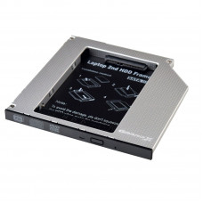 Адаптер Grand-X для підключення HDD 2.5" у відсік приводу ноутбука SATA/SATA3 (HDC-25N)
