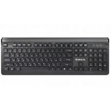 Клавіатура REAL-EL Comfort 7085 Ukr Black